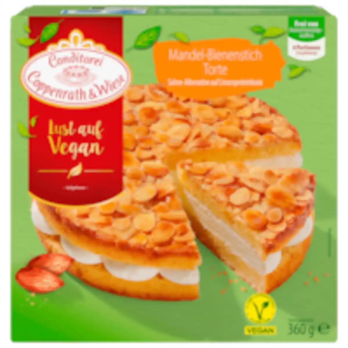 Bild 1 von Coppenrath & Wiese Lust auf Vegan Mandel-Bienenstich-Torte