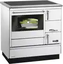 Bild 1 von Justus Festbrennstoffherd Linz Backfach links Stahl 7 kW silber