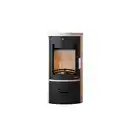 Bild 1 von Accente Kaminofen Tifano Sandstein schwarz 6,5 kW