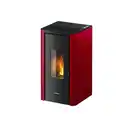 Bild 1 von Freepoint Pelletofen Indigo bordeauxbis 7kW Heizleistung