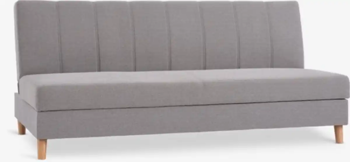 Bild 1 von Schlafsofa ILDVED Stoff beige/Eiche