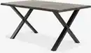 Bild 1 von Esstisch ROSLEV 95x160 dunkle Eiche/schwarz
