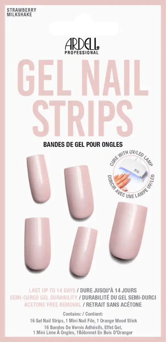 Bild 1 von ARDELL UV Gel Nagelfolien, Gel Nail Strips Strawberry Milkshake, 16 St