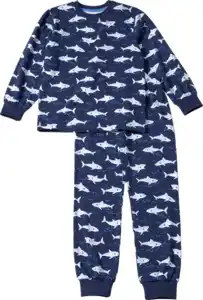 ALANA Schlafanzug Pro Climate mit Haifisch-Muster, blau, Gr. 92, 1 St