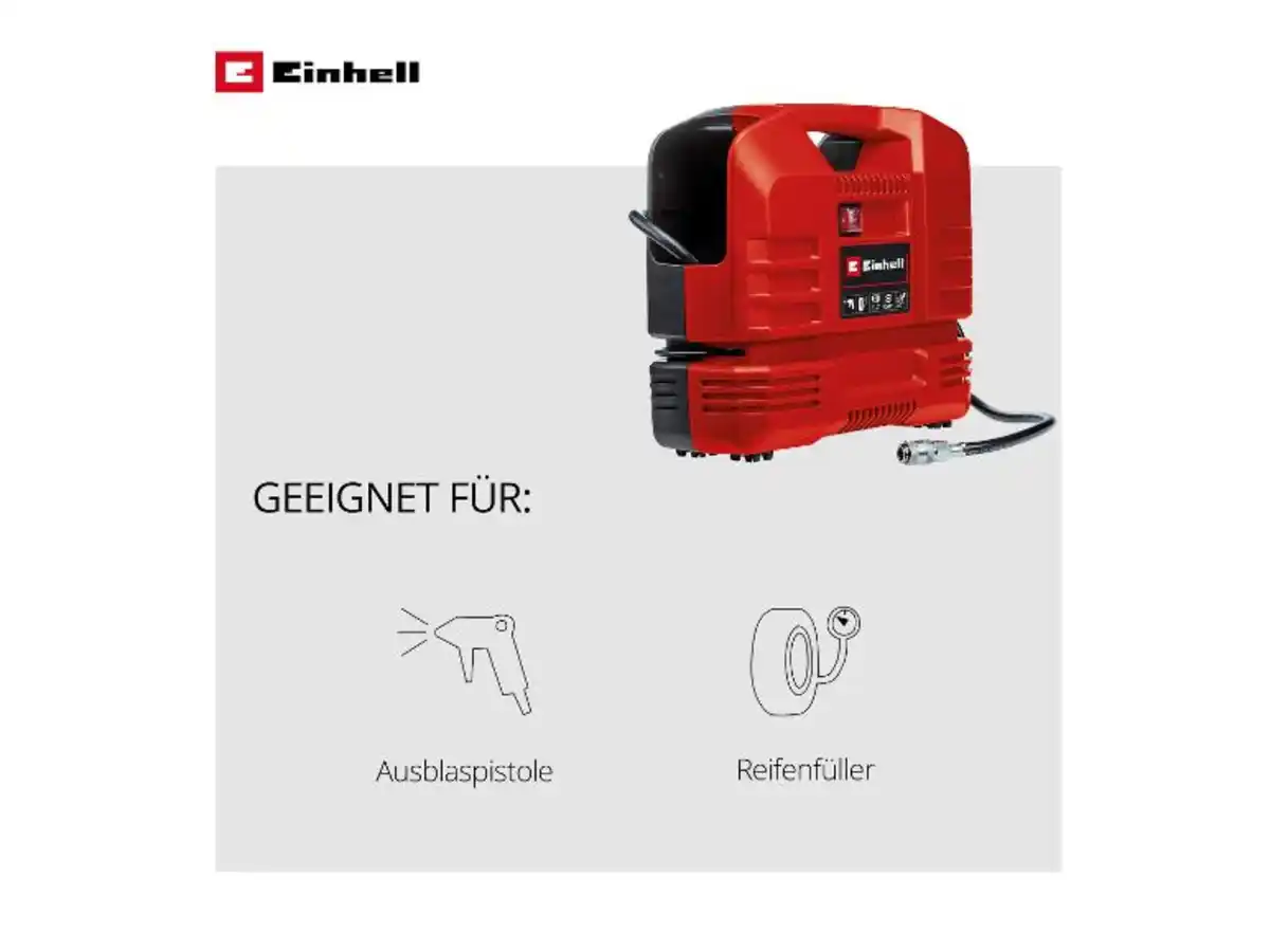 Bild 3 von EINHELL Koffer-Kompressor »TC-AC 190 OF Set«
