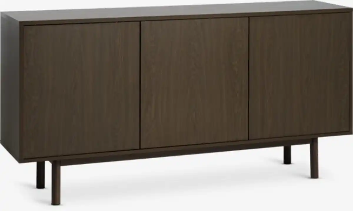 Bild 1 von Sideboard ALSTED 3 Türen dunkle Eichenfarbe