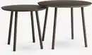 Bild 1 von Beistelltisch-Set MUNKEBO Ø55/Ø45 eichefarben dunkel 2 Stk