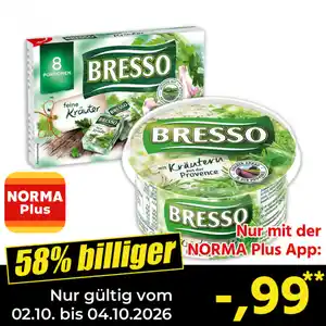 Bresso Frischkäsezubereitung