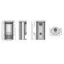 Bild 3 von JUSTUS Kaminofen »Usedom 5«, grau, Speckstein, 5 kW