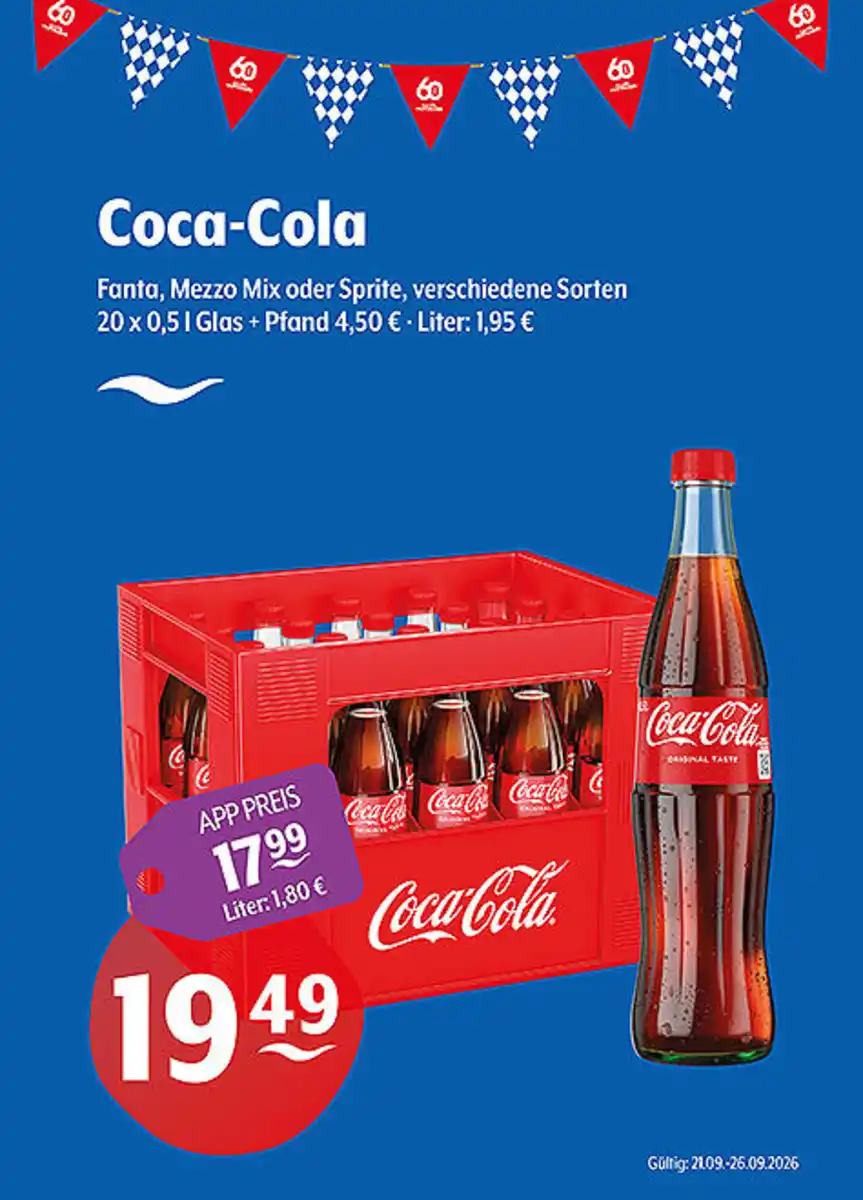 Bild 1 von Coca-Cola Fanta, Mezzo Mix oder Spriteverschiedene Sorten