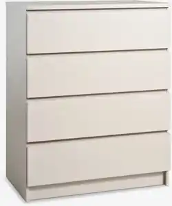 4 Schubladen Kommode LIMFJORDEN beige