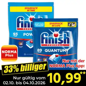 Finish All in 1 Spülmaschinen Caps / Tabs