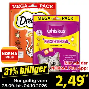 Whiskas/Dreamies Snacks XXL