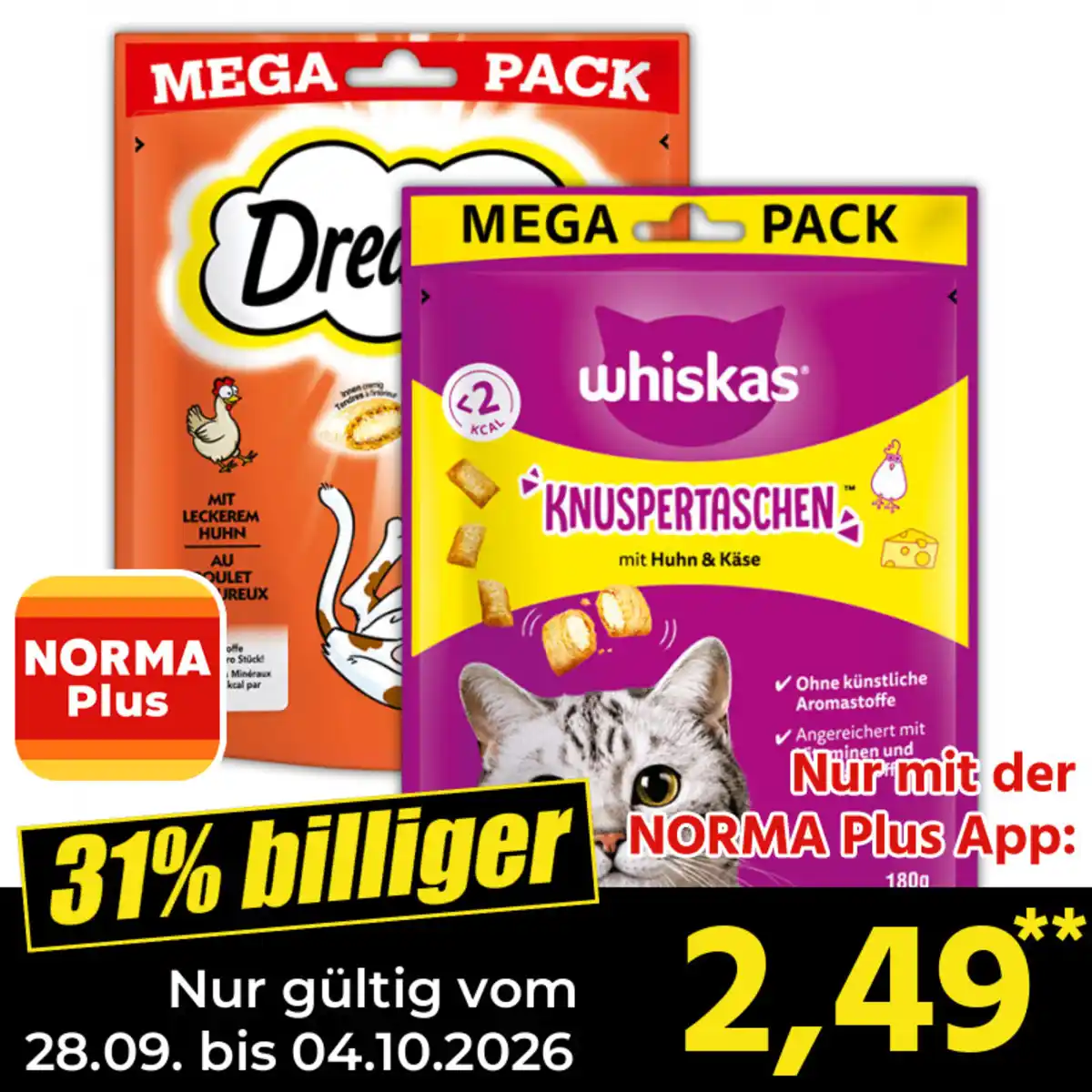 Bild 1 von Whiskas/Dreamies Snacks XXL
