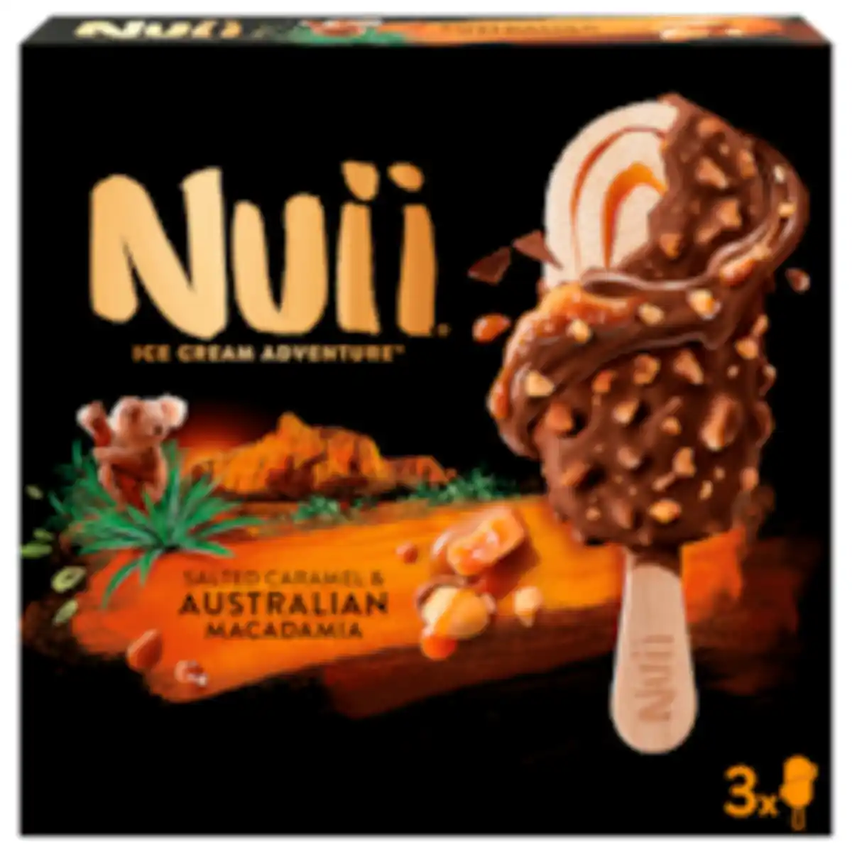 Bild 1 von Nuii Ice Cream Salted Caramel & Australian Macadamia oder Milka Vanilla & Chocolate Swirl