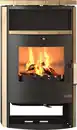 Bild 1 von Accente Kaminofen Pamir 4.0 Stahl schwarz/sandstein 6,7 kW