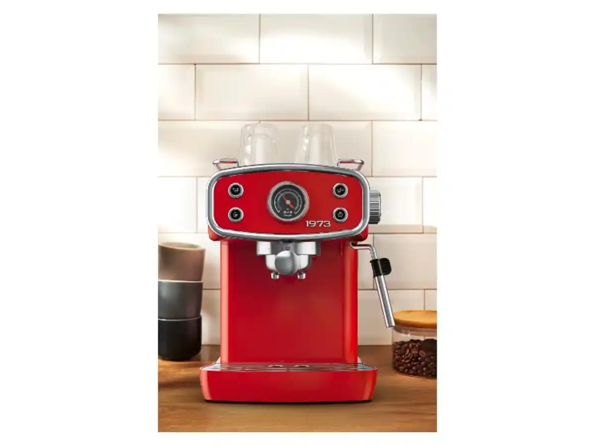 Bild 2 von SILVERCREST® Espressomaschine »Chrom Retro 1973 - SEMR 1400 B1«