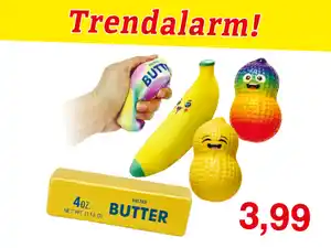 Squishy Butter, Banane oder Erdnuss