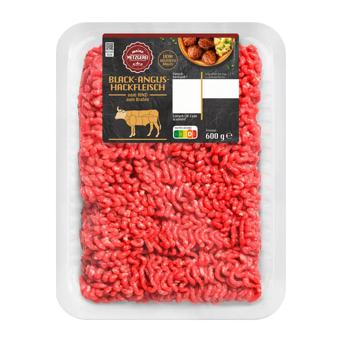 Bild 1 von MEINE METZGEREI Black-Angus-Rinderhackfleisch XXL