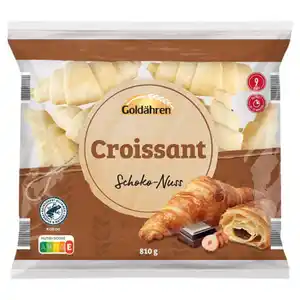 GOLDÄHREN Aufback-Croissants 810 g, Schokolade