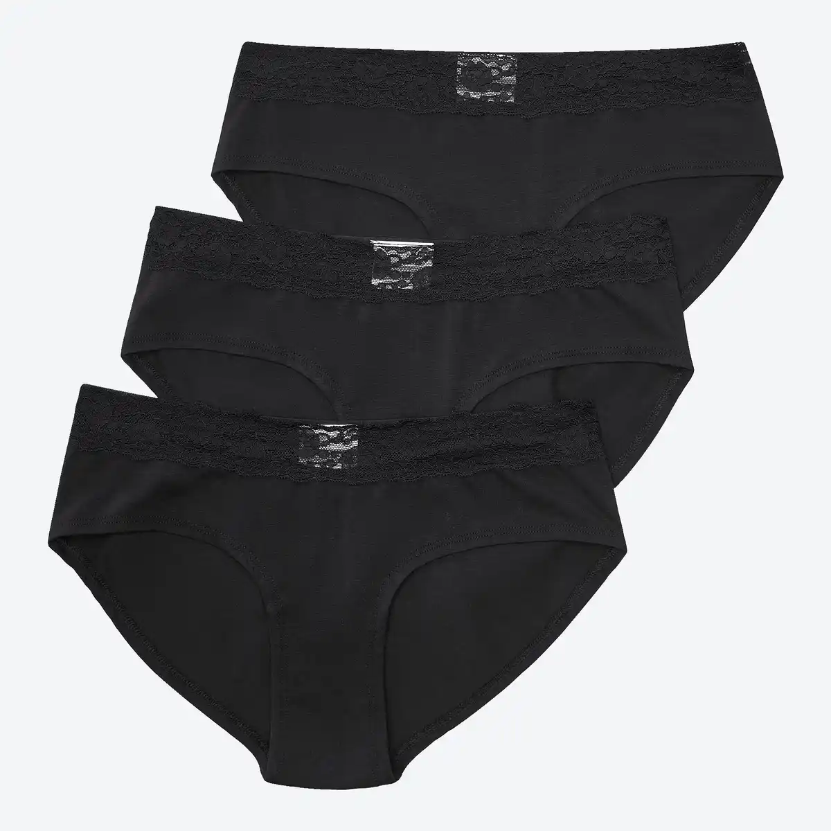 Bild 1 von Damen-Panty mit Spitzenbund, 3er-Pack
