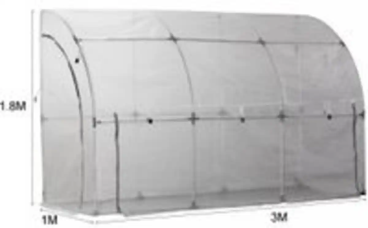 Bild 2 von Hardin 1fachgut Wintergewächshaus, ca. 300 x 100 x 180 cm