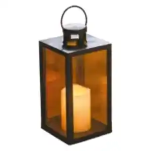 Laterne mit LED-Kerze