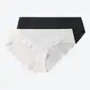 Bild 1 von Damen-Brazil-Slip mit hohem Baumwollanteil, 2er-Pack