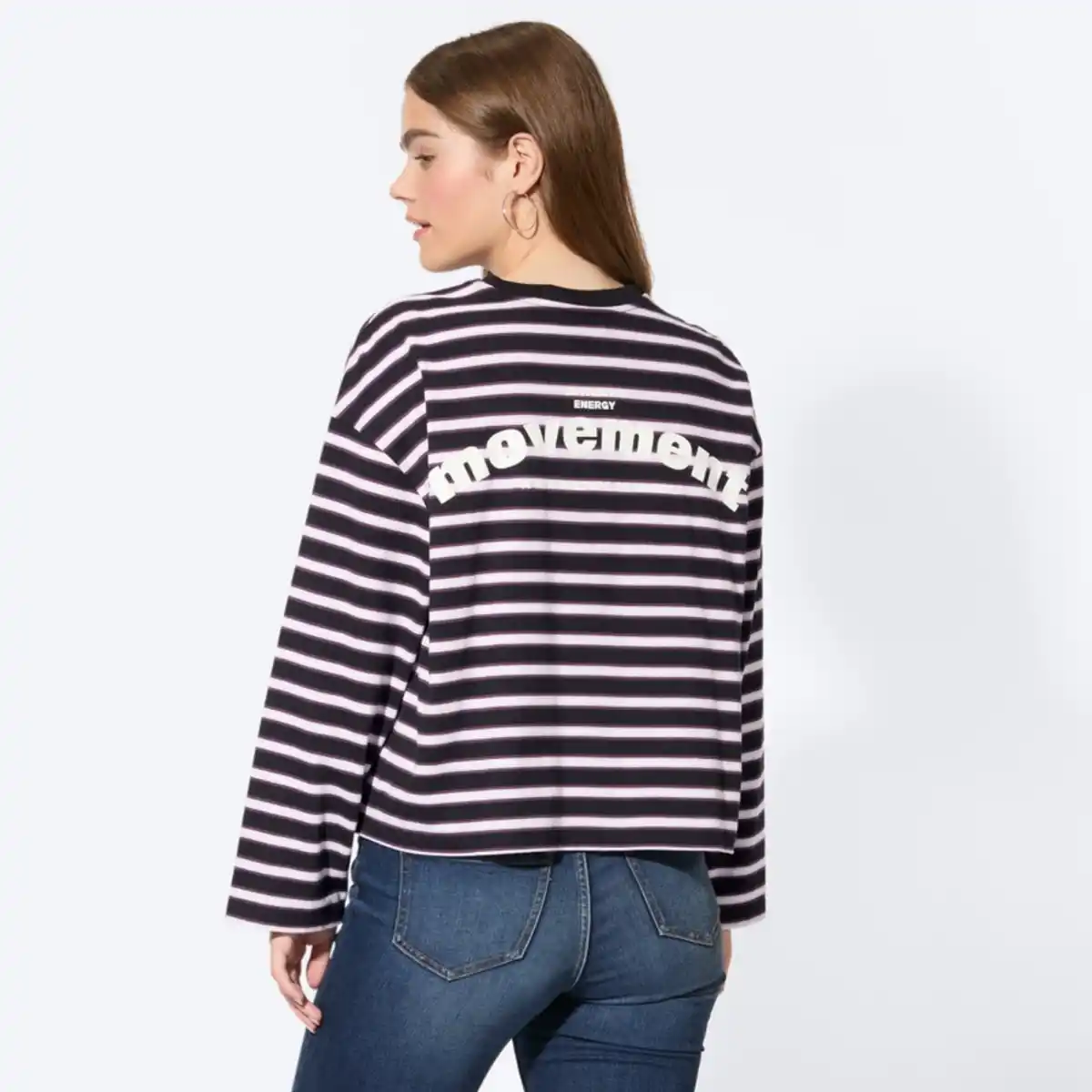 Bild 4 von Damen-Langarmshirt mit Baumwolle
