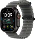 Bild 1 von Apple Watch Ultra 4 (49mm) GPS+5G Smartwatch Titan mit Ocean Armband halbtransparent schwarz