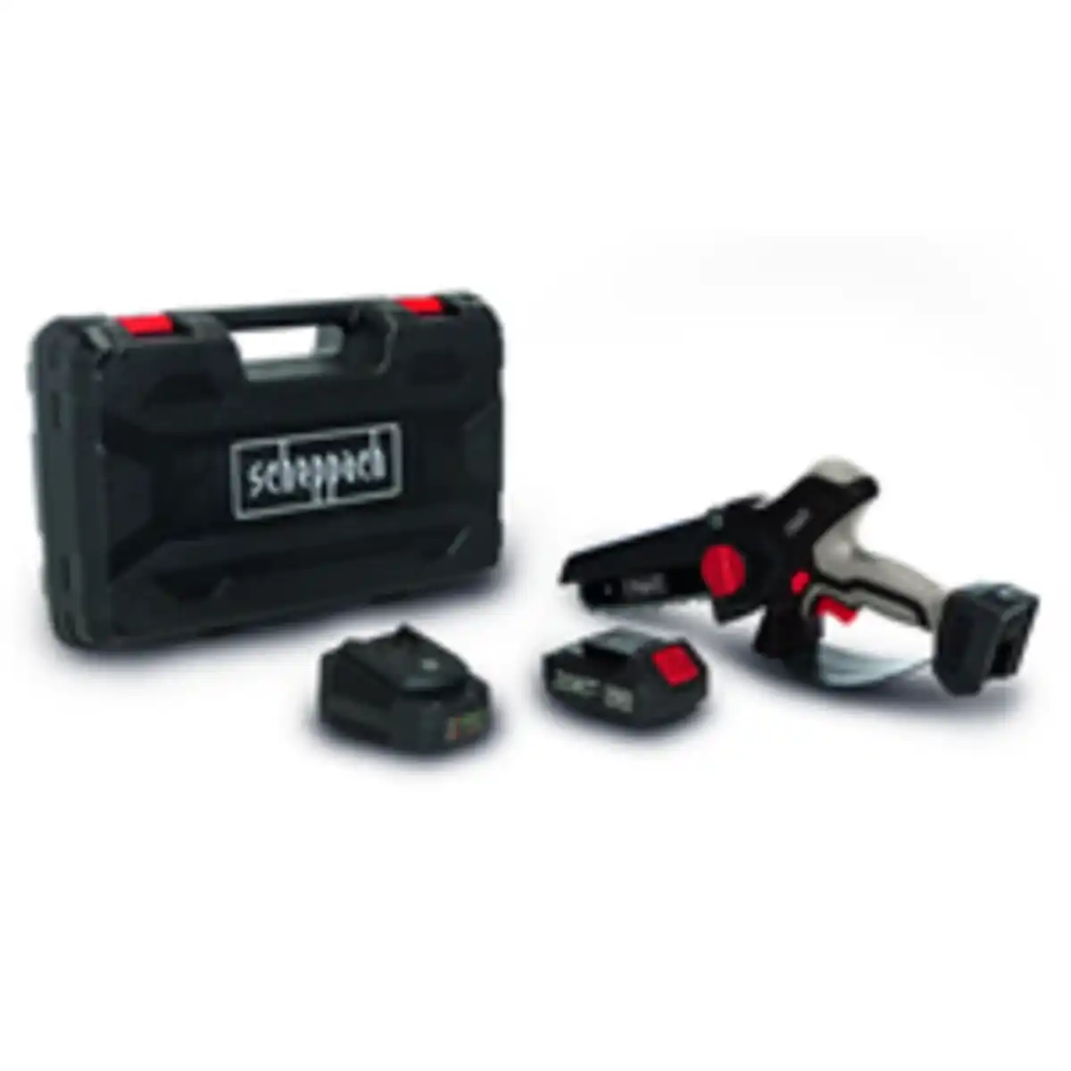 Bild 2 von Scheppach Akku-Gehölzschneider "brushless" BC-BGS150SR-X Set M,  inkl. 2x 2Ah Akku + 4,5A Ladegerät