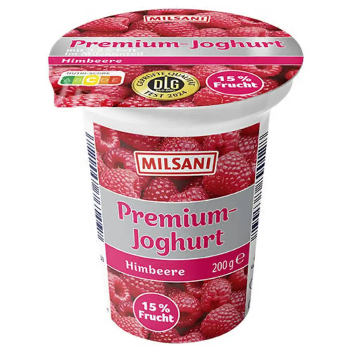 Bild 1 von MILSANI Premium-Joghurt 200 g, Himbeere