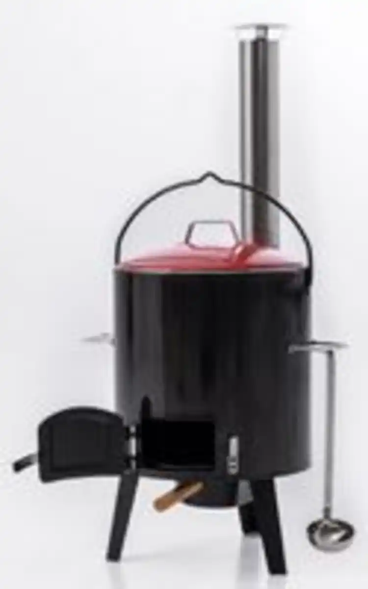 Bild 4 von HC Garten & Freizeit Grillgourmet Emaillierter Eintopfofen/Gulaschkanone