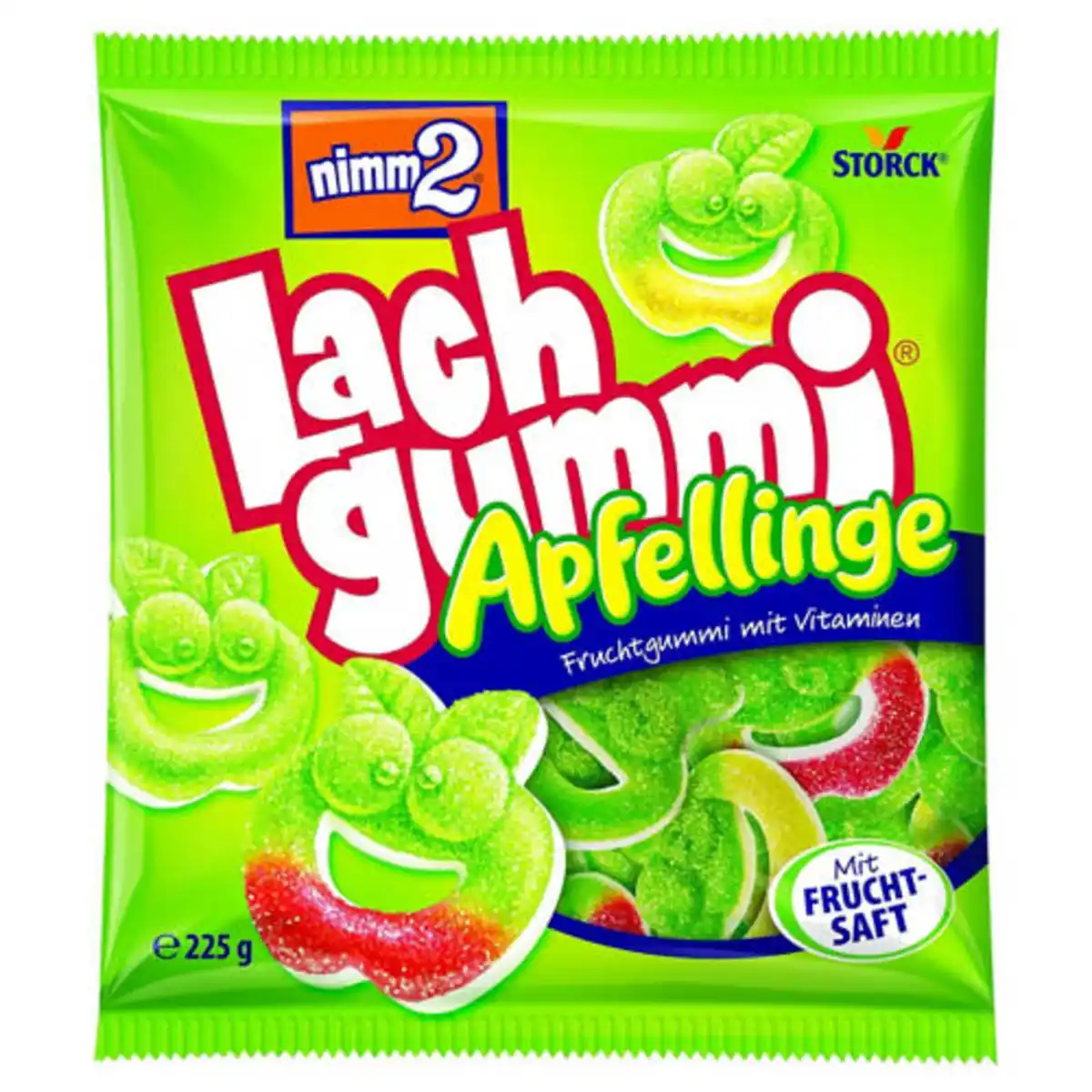 Bild 1 von STORCK NIMM 2 Lachgummi 225 g, Apfellinge
