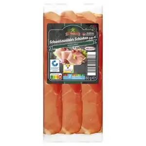 GUT DREI EICHEN Genießer Schinken 80 g, Schwarzwälder Schinken