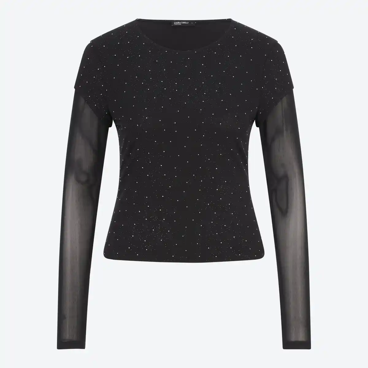 Bild 3 von Damen-Langarmshirt mit Glitzer