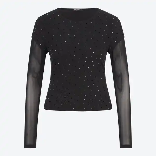 Bild 3 von Damen-Langarmshirt mit Glitzer