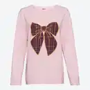 Bild 3 von Damen-Homewear-Langarmshirt mit Schleifenapplikation