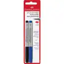 Bild 1 von 2 Folienstifte Multimark - non-permanent -fein - schwarz/blau