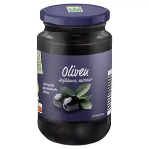 KING'S CROWN Oliven entsteint 160 g, Schwarze Hojiblanca