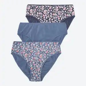 Damen-Rioslip mit hohem Baumwollanteil, 3er-Pack