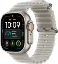 Bild 1 von Apple Watch Ultra 4 (49mm) GPS+5G Smartwatch Titan mit Ocean Armband halbtransparent grau