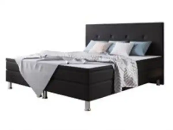 Bild 2 von IHG Boxspringbett Jump 180x200 Webstoff Schwarz Typ 2