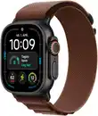 Bild 1 von Apple Watch Ultra 4 (49mm) GPS+5G Smartwatch Titan mit Alpine Loop Armband (L) schwarz/burgunder