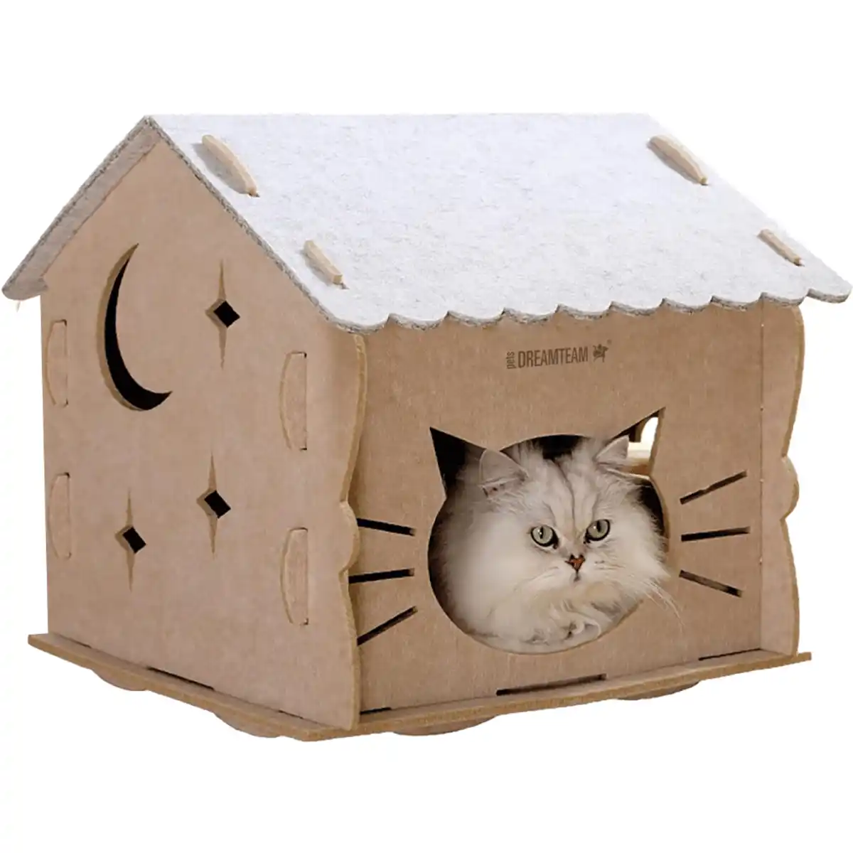 Bild 1 von CAT BONBON Filz-Katzen-/Haustierhaus beige