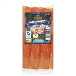 GUT DREI EICHEN Genießer Schinken 80 g, Schinkenspeck