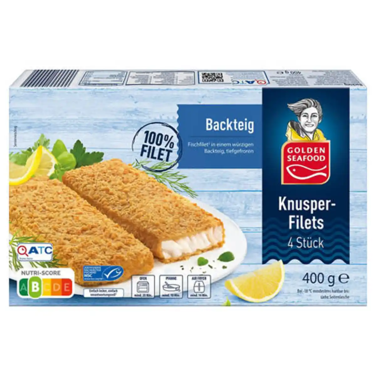 Bild 1 von GOLDEN SEAFOOD Knusperfilets 400 g, Backteig