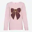 Bild 2 von Damen-Homewear-Langarmshirt mit Schleifenapplikation