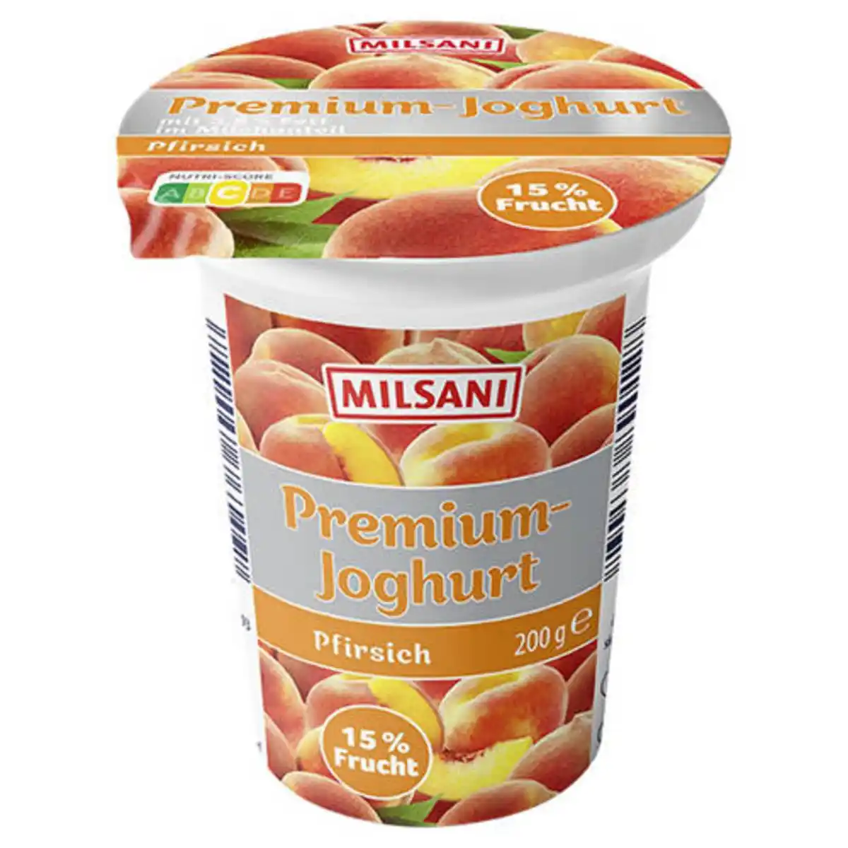 Bild 1 von MILSANI Premium-Joghurt 200 g, Pfirsich