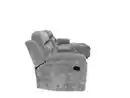 Bild 2 von Happy Home Relax-Ecksofa mit Multifunktionstisch, ca. 255 x 157 x 101 cm - Grau